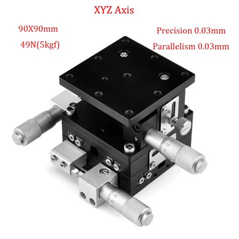 Xyz Axis Manual Trimming Platform 90x90mm 354 Displacement Platform
