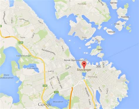 Map Of Stavanger