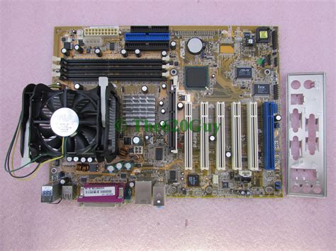 Asus P4pe Rev 103 Motherboard 82845pe Mch Pentium 4 24ghz Cpu Fan