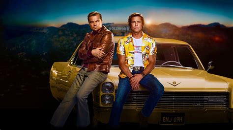 movie once upon a time in hollywood brad pitt cliff booth leonardo dicaprio hd wallpaper