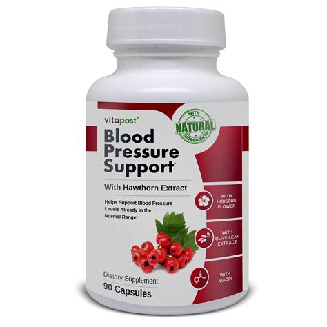Vitapost Blood Pressure Support With Hawthorn Extract Dietary