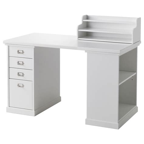 List of best ikea white desk reviews. IKEA Reception Desk for Minimalist and Modern Office