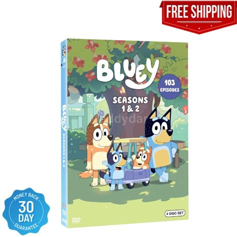 Bluey Complete Seasons One And Two Dvd Ebay