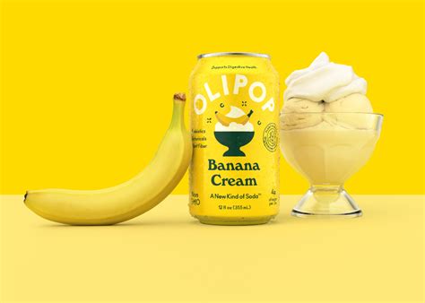 Banana Cream Soda 12 Pack Olipop