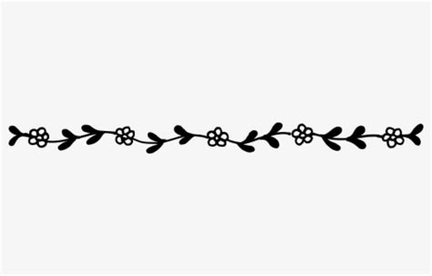 Clipart Stock Simple Line Of Border Free Download Png Circle Flower