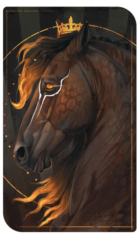 Card My Queen By Naia Art On Deviantart Horse Drawings Horse