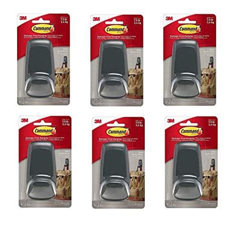 Command hooks can come in all shapes and sizes, from clear to white even to brushed nickel! command hooks for curtain rods jumbo in 2020 | Command ...