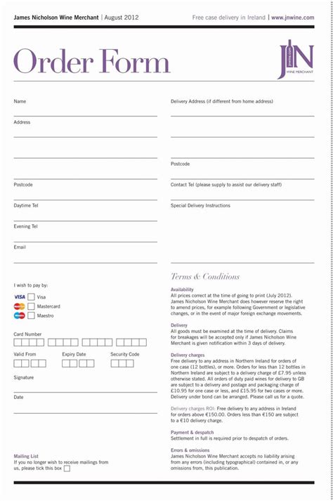 Special Order Form Template Best Of Really Like This Order Form Order