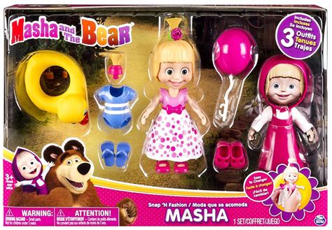 Masha And The Bear Snap N Fashion Masha Exclusive Playset Style 1 Spin Master Toywiz