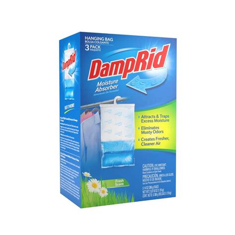 Damprid Hanging Moisture Absorber Fresh Scent 3 Pack Fg83k The