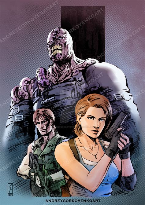 Resident Evil 3 Nemesis By Andreygorkovenko On Deviantart