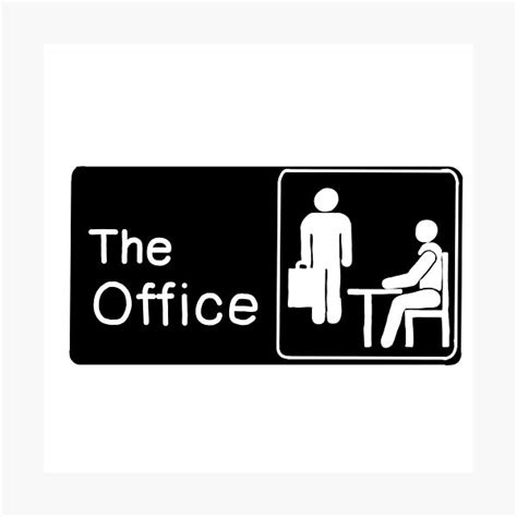 The Office Logo Photographic Print By Jilly 18 Redbubble
