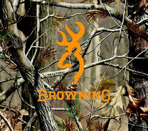 Browning Orange Browning Buck Buckmark Camo Deer Hunting Realtree Hd Wallpaper Peakpx