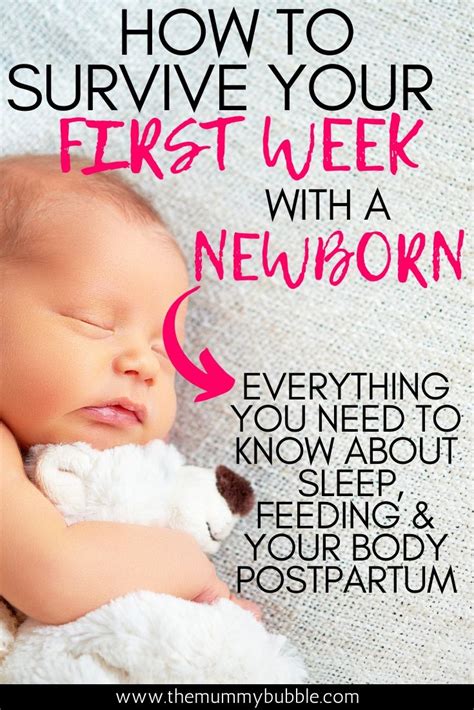 How To Survive Your First Week With A Baby With Images Newborn Baby