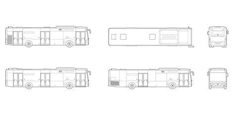Architectural Blocks Custom Cad Blocks For Autocad Citaro Bus