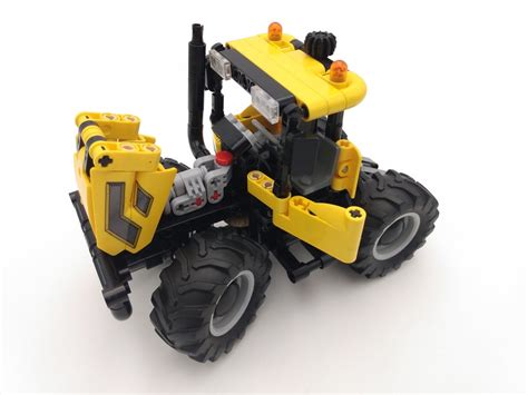 Lego Moc Jcb Fastrac Tractor By Saperpl Rebrickable Build With Lego