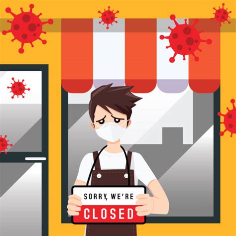 Cartoon Of The Office Closed Sign Illustrations Royalty Free Vector
