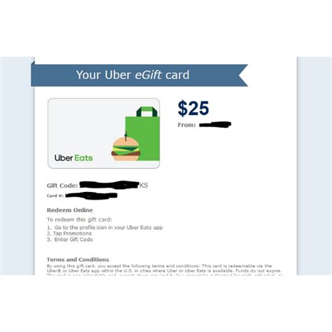 Get contactless delivery for restaurant takeaways, food shopping and more! $25.00 Uber Eats (INSTANT DELIVERY) - Uber Eats Gift Cards ...