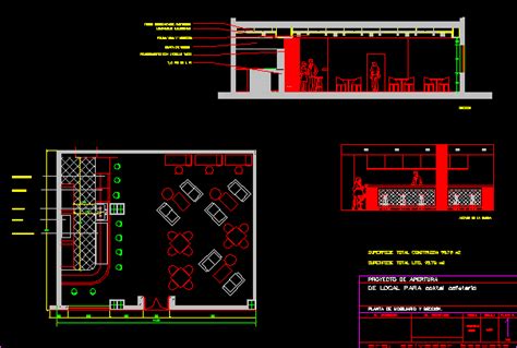 Coffee Bar Dwg Section For Autocad Designs Cad