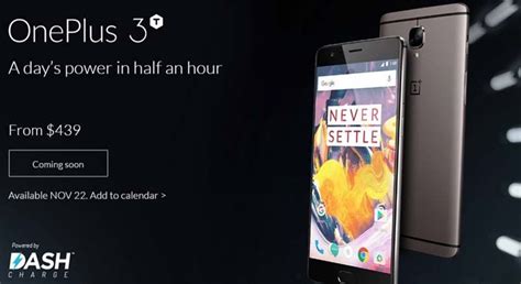 Oneplus 3t Launched With 6gb Ram Snapdragon 821 Soc Prices Start At