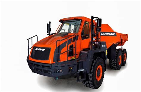 New Version Of Doosan DA ADT At Intermat Heavy Construction Equipment Heavy Equipment