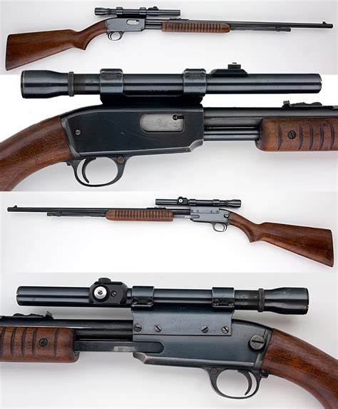 Winchester Model 61 Takedown 22 Cal Pump Rifle With Scope