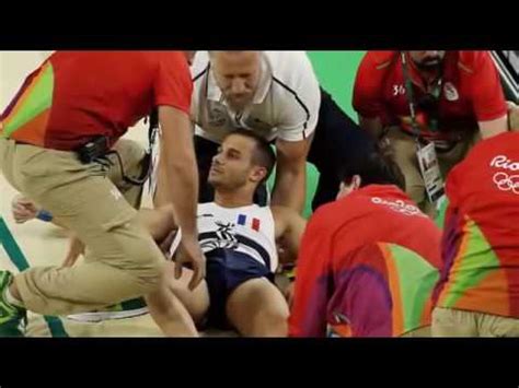 French Gymnast Samir Ait Said Breaks Leg In Horrifying Olympics Accident YouTube