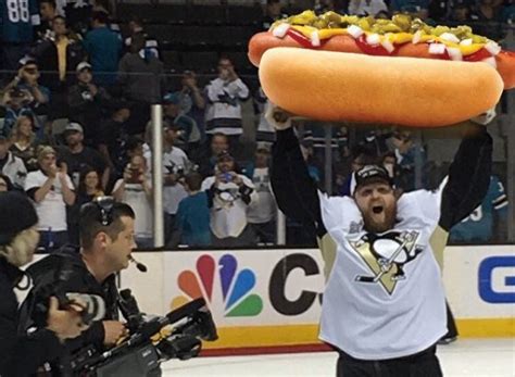 Phil Kessel Trolls Toronto With Hot Dog Stanley Cup Photo