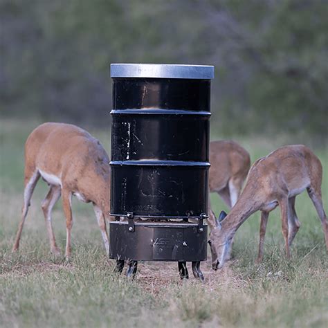 Asf Barrel Buddy Deer Feeder 55 Gallon Drum Deer Feeder All Seasons