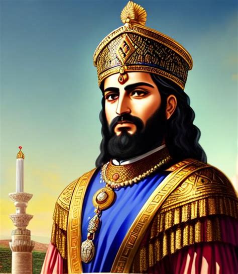 Full Portrait Of Achaemenid King Cyrus The Great P Openart