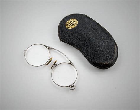 Art Deco Folding Lorgnette Pince Nez Eyeglasses Spectacles 14k Etsy In 2022 Spectacles