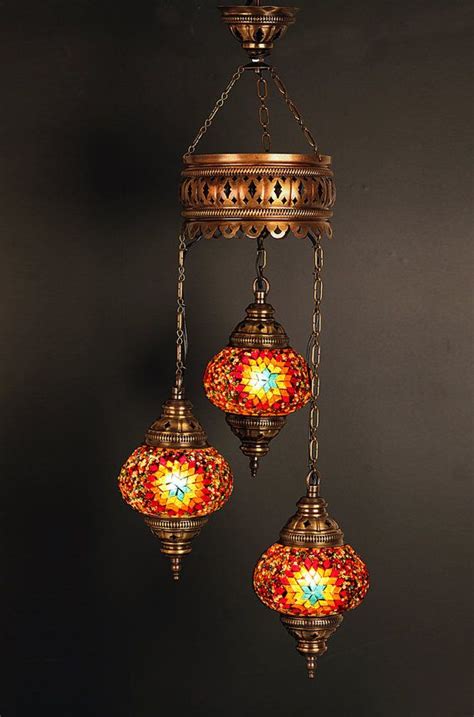 Turkish Handmade Mosaic Lamps Moroccan Lamps Unique Light Fixture
