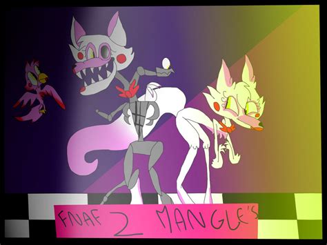 Fnaf 2 Mangles By Nina234557 On Deviantart