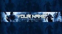Photoshop Gaming Banner/Channel Art Template (.psd download) - YouTube ...