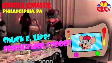 Chuck E Cheeses Philadelphia Pa Chuck E Live Celebration 2000