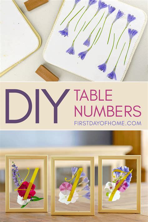 How To Make Stunning Diy Wedding Table Numbers Full Tutorial