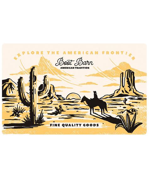 It's the perfect last minute online gift for. Boot Barn® American Frontier Gift Card | Boot Barn