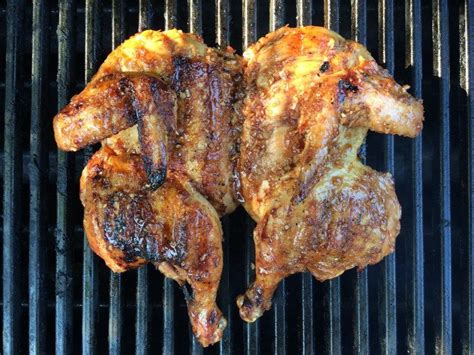 how to butterfly a chicken honey garlic glazed butterflied grilled chicken recipe at