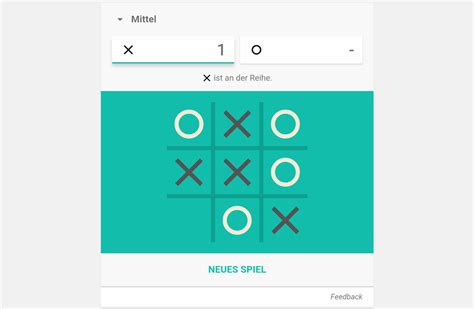 Play tic tac toe multiplayer game or 2 player with hundreds of players worldwide online. Solitär und Tic Tac Toe - Google integriert klassische ...