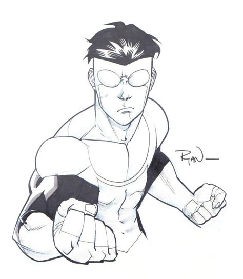 Invincible By Ryan Ottley Wb In 2021 Comic Art Comic Book
