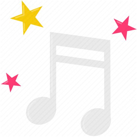 Audio Music Note Party Play Sound Star Icon