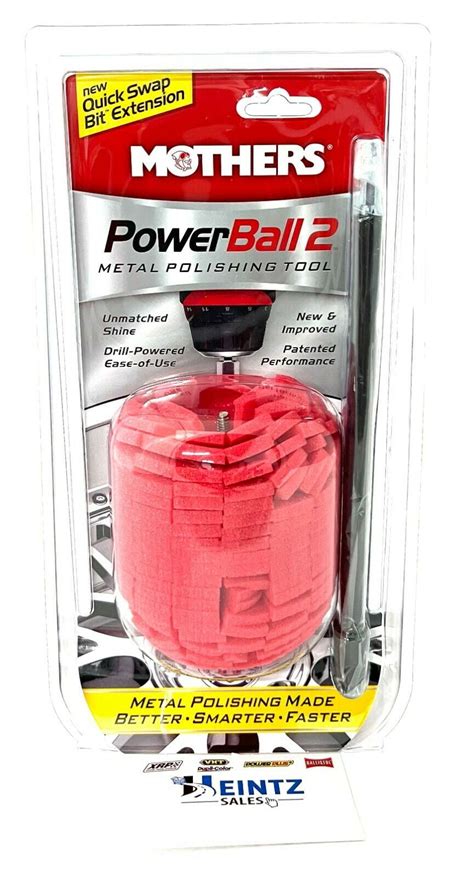 Mothers 05143 Powerball 2 Polishing Tool With 10 Quick Swap Bit