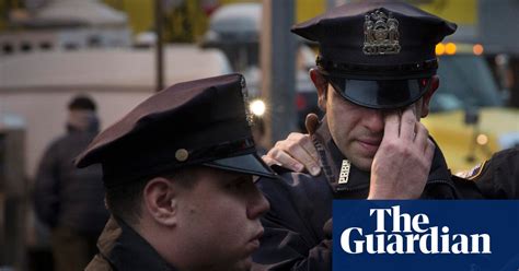 New York Pays Tribute To Slain Nypd Officers In Pictures Us News The Guardian