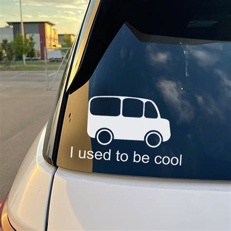 Funny Minivan Bumper Stickers Etsy