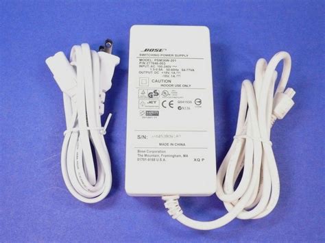 Details About White Bose Sounddock I AC Power Supply PSM36W 201 208 4