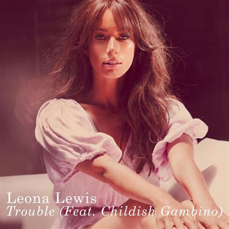 Carátula Frontal De Leona Lewis Trouble Cd Single Portada