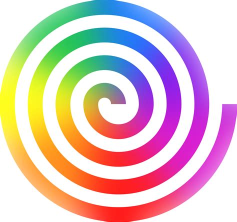Clipart Rainbow Spiral