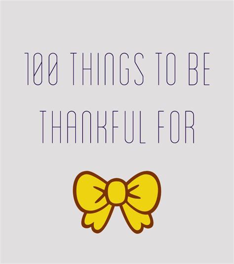 Things To Be Thankful For List Attitude Of Gratitude Practice