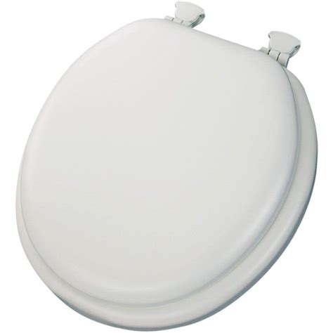 Bemis Soft Round Closed Front Toilet Seat In White 14ec 000 The Home
