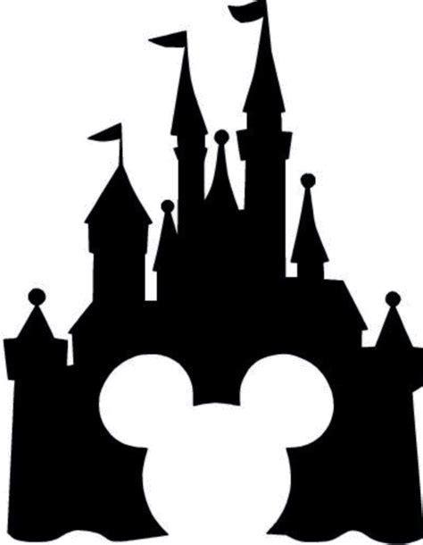 Disney Castle Silhouette Transparent Png Png Mart